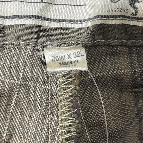 nwt express women's the producer chino size 36x32 5 pocket brown plaid pants - Picture 5 of 16